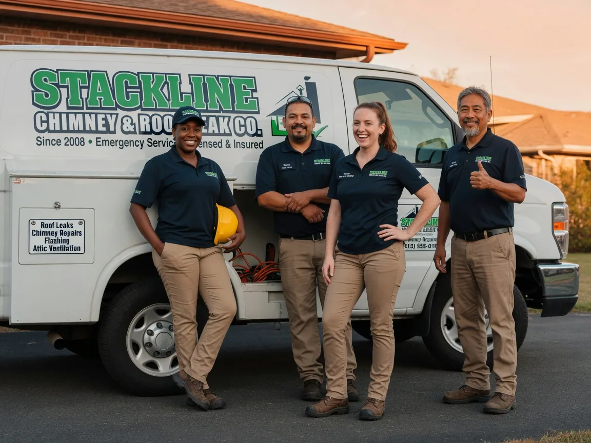 Chimney flashing repair company in Saybrook, IL